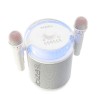 BOXA KARAOKE CU 2 MICROFOANE WIRELESS 10-9010-KARAHOME-WH