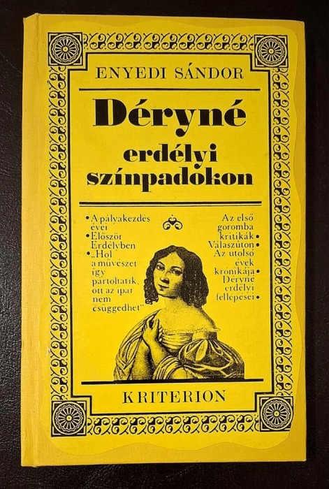 Deryne erdelyi szinpadokon - Enyedi Sandor, Kriterion, 1975