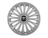 Set 4 capace roti Dino cromat R16 pentru gama auto Toyota, Autohelix MSA