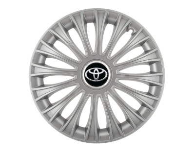 Set 4 capace roti Dino cromat R15, pentru gama auto Toyota foto