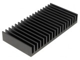Radiator Negru cu Aripioare 50x100x15mm