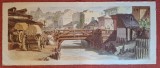 Cromolitografie din albumul "Bucurestii in 1869" de A. Preziosi