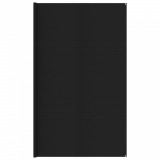 Covor de cort, negru, 400x800 cm, HDPE GartenMobel Dekor, vidaXL
