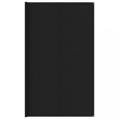 vidaXL Covor de cort, negru, 400x800 cm, HDPE foto