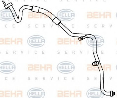 Conducta presiune variabila,aer conditionat FORD FOCUS II (DA) (2004 - 2012) HELLA 9GS 351 338-071 foto