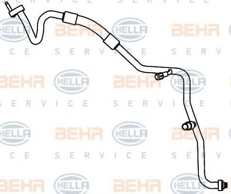 Conducta presiune variabila,aer conditionat FORD C-MAX (DM2) (2007 - 2016) HELLA 9GS 351 338-071