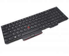 Tastatura Laptop Lenovo ThinkPad E590 20NB0010HV Neagra Layout US Cu Pointing Stick Si Iluminare foto