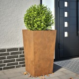 VidaXL Jardinier de grădină 45x45x75 cm Oțel pentru intemperii