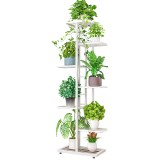 Cumpara ieftin Suport pentru flori din metal alb Bamir 43x22x126 cm