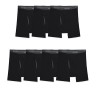 Set 7 Boxeri Barbati Fruit of the Loom Coolzone Negru M Bumbac Respirabil Outlet