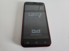 Telefon iHunt Like7 Dual SIM, 16GB 1GB RAM 3G rosu folie ecran