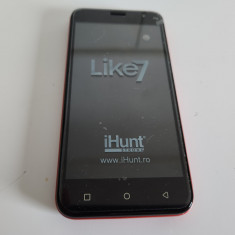 Telefon iHunt Like 7 Dual SIM, 16GB 1GB RAM 3G rosu folie ecran