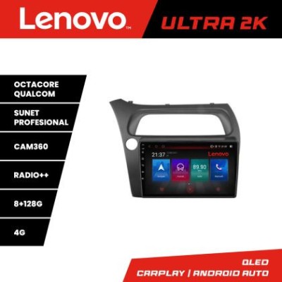 Navigatie Honda Civic Hatchback 2006-2012 M-hatchback Octa Core Android Radio Bluetooth GPS WIFI/4G DSP 2K 8+12 CarStore Technology foto