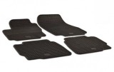 Covorase Auto Cauciuc Ford Mondeo II 2009-2010, III 2010-, Set 4 Buc, Gri Carbon, Sistem Anti-Alunecare, Bordura Inalta