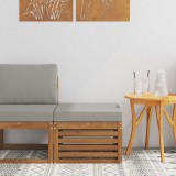 vidaXL Taburet pentru exterior Lemn Solid de Acacia natural 900486