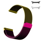 Curea otel, Slim, compatibila cu Samsung Galaxy Watch Ultra1 si Samsung Galaxy Watch Ultra2, Purple Green