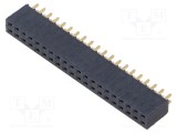 Conector şiruri pini mamă 40 pini 2,54mm aurit THT SAMTEC