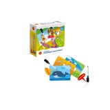 Invatam sa scriem, scrie si sterge cu creion MAGIC, model animale