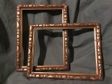 arta / design / vintage - Doua rame din lemn pentru fotografii sau diverse lucruri !