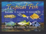 GRENADA 2009 FAUNA MARINA PESTI TROPICALI MI. 4466-4471, KLEINBOGEN MNH