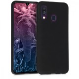 Husa pentru Samsung Galaxy A40, Silicon, Negru, 48547.47, Carcasa