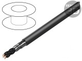 Cablu Electric BIT 1000 4x2x1mm2 PVC Negru 600V 1kV