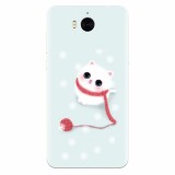 Husa silicon pentru Huawei Y6 2017, Cute Cat