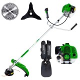 Cumpara ieftin Motocoasa/trimmer pentru tuns iarba, Micul Fermier, benzina, cu 4 accesorii, pornire rapida, 3.4 CP, 43 CC