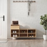vidaXL Pantofar, stejar sonoma, 102x36x60 cm, lemn prelucrat