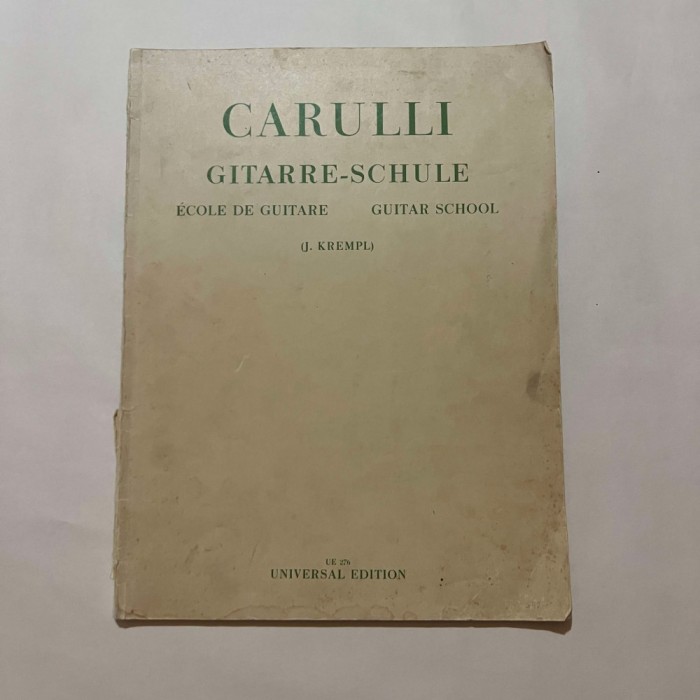 Jos. Krempl - Ferdinand Carulli - Gitarreschule