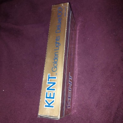 Reclama veche,cartus vechi TIGARI&amp;quot;KENT&amp;quot;DELUXE,GOL-GOLDEN LIGHTS-MADE IN U.S.A foto