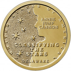 Statele Unite (SUA) 1 Dolar 2019 P (Delaware - Annie Jump Cannon) KM-706 UNC !!!