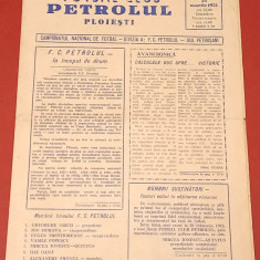 Program meci fotbal PETROLUL Ploiesti - JIUL Petrosani(25.03.1973)