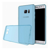 Husa SAMSUNG Galaxy Note 7 / FE - Ultra Slim (Albastru Transparent), Silicon, Carcasa