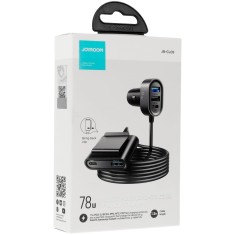 Incarcator auto cu incarcare rapida Multiport 72W. 1.5m negru Joyroom