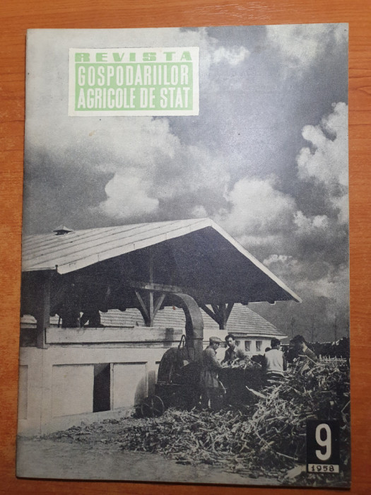 revista gospodariilor agricole de stat septembrie 1958-GAs bragadiru,jimbolia