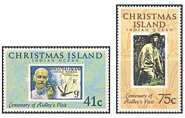 Christmas Island 1990 - Henry Ridley&amp;amp;#x27;s Visit, anniv. serie neuza foto
