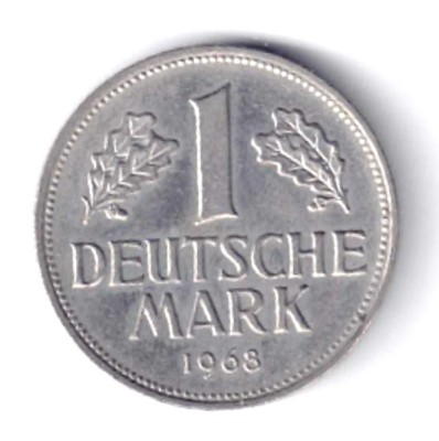 GERMANIA 1 MARCA MARK 1968 J XF foto