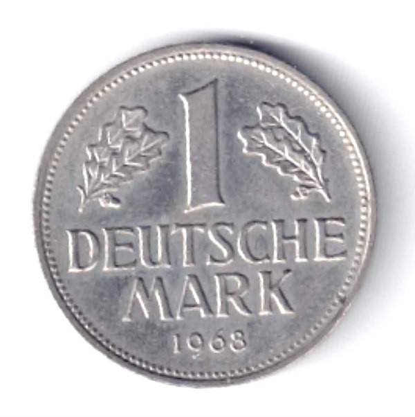 GERMANIA 1 MARCA MARK 1968 J XF