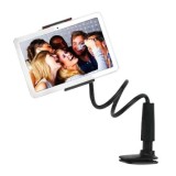 Suport pentru tableta si telefon, Smart Technology SZ1, Brat lung 1 m, Blocare dubla in spirala, Rotatie de 360&deg;, Negru