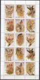 DB1 Flora Orhidee Belize 1987 2 x MS MNH 2 poze, Nestampilat