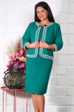 Cumpara ieftin Compleu Elegant Olimpia Verde - 46Marimea, Yves