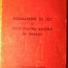 REGULAMENT DE JOC SI GHID PENTRU ARBITRII DE FOTBAL-COLECTIV