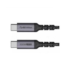 Cablu USB-C tata la USB-C tata 1m 100W 3.1 20V 5A 10Gbps