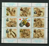 Iugoslavia 1988 - Jocurile Olimpice, medaliați, sport, bloc neuzat