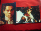 2Fotografii -Film Omul cu Masca de Fier 1998 cu Leonardo DiCaprio ,dim.=17x24cm
