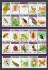 Bhutan - INSECTE - Serie 25 val. - MNH foto