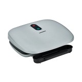 Cumpara ieftin Sandwich maker Heinner, 1000 W, 27 x 23 cm, indicator luminos, tava colectare ulei, Argintiu