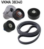 Set curea transmisie cu caneluri BMW 1, 3 Motor 116 d, 118 d, 120 d, 123 d, 318 d, 320 d, 320 d xDrive, 325 d, 330 d, 330 d xDrive, 330 xd, lungime