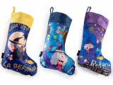 Set 3 ciorapi decorativi Halloween Befana textil multicolor cm 25 x 40 H